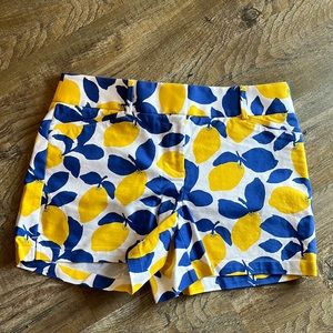 Size 4 LOFT Riviera Shorts- like new!  Lemons 🍋 say summer!